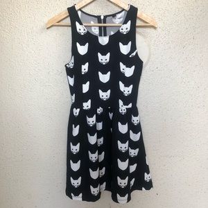 Black&White Cat Dress